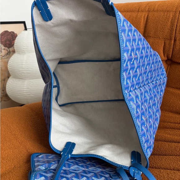 GOYARD ST LOUIS PM BAG BLUE - Picture 8 of 10